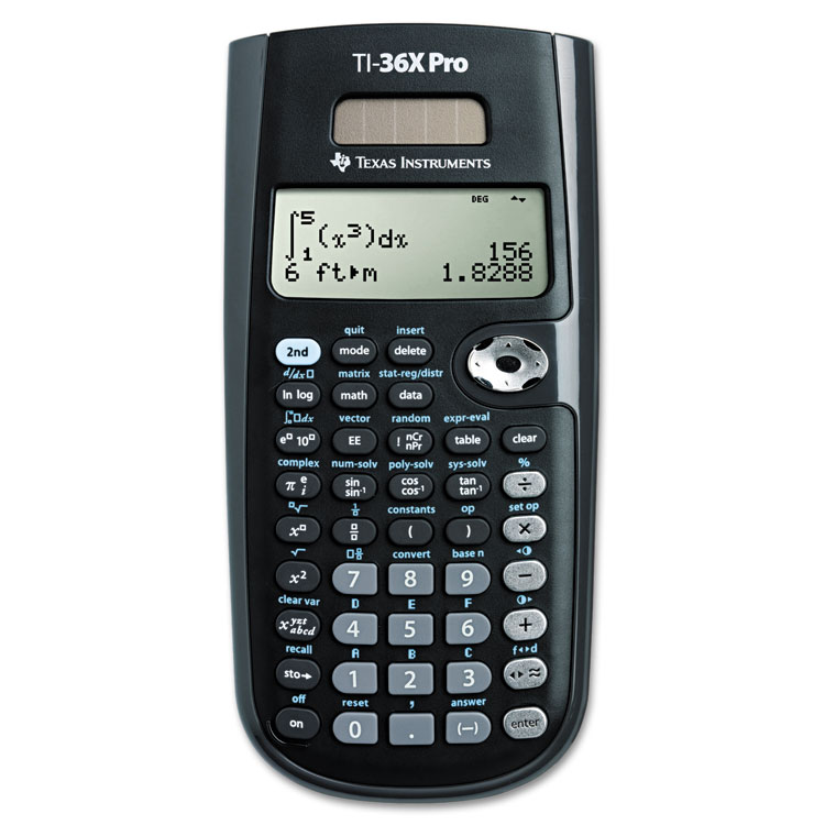 Picture of TI-36X Pro Scientific Calculator, 16-Digit LCD