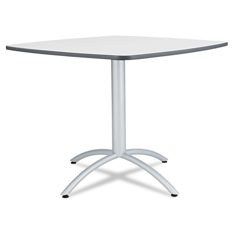 Alera ALETT7224WG 71.5 in. W x 23.63 in. D Rectangular Reversible Laminate  Table Top - White/Gray