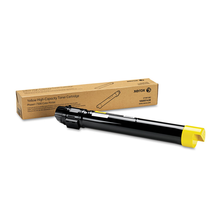 Picture of 106R01438 High-Yield Toner, 17800 Page-Yield, Yellow