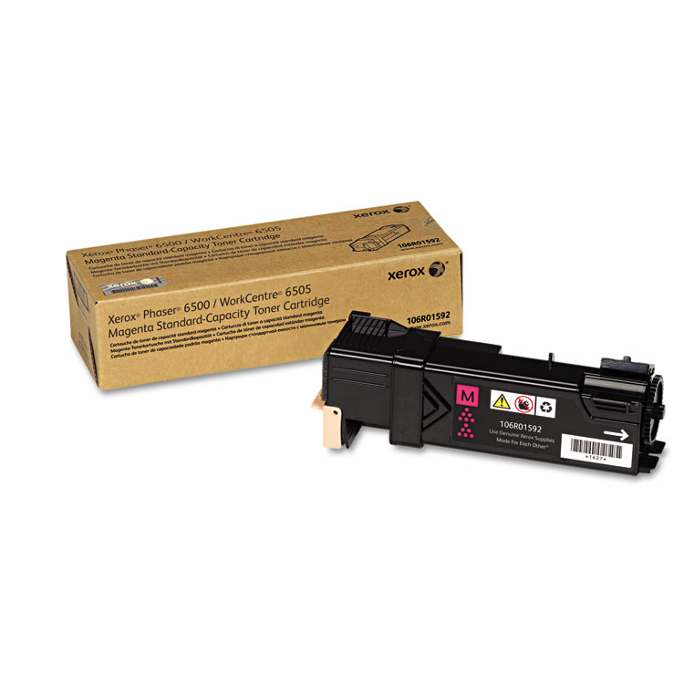 Picture of 106R01592 Toner, 1,000 Page-Yield, Magenta