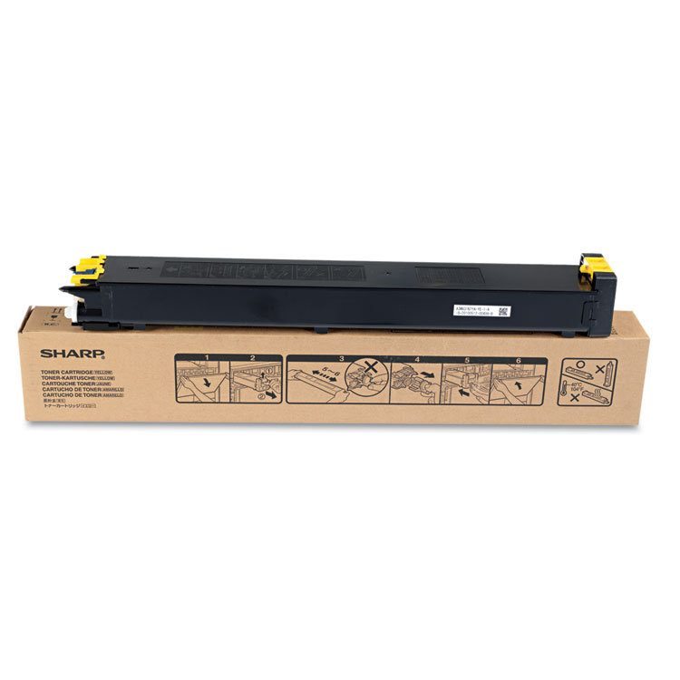 Picture of MX31NTYA Toner, 15,000 Page-Yield, Yellow