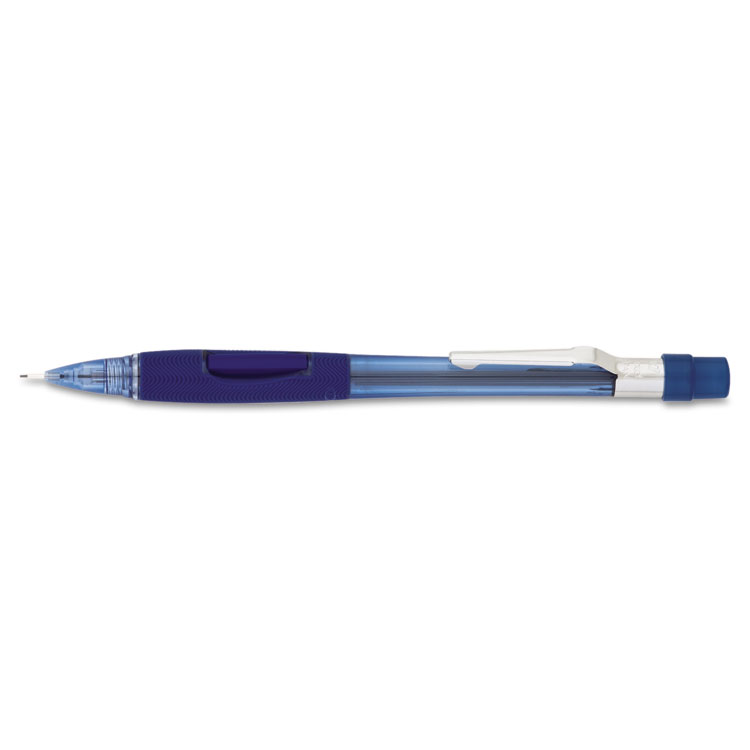 Picture of Quicker Clicker Mechanical Pencil, 0.7 mm, Transparent Blue Barrel