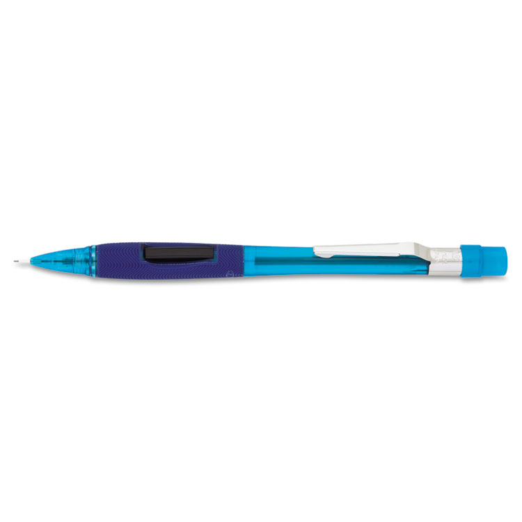 Picture of Quicker Clicker Mechanical Pencil, 0.5 mm, Transparent Blue Barrel