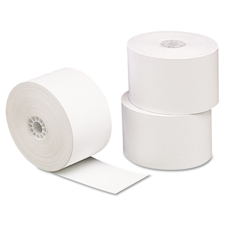 Picture of Single-Ply Thermal Paper Rolls, 3 1/8" x 230 ft, White, 10/Pack