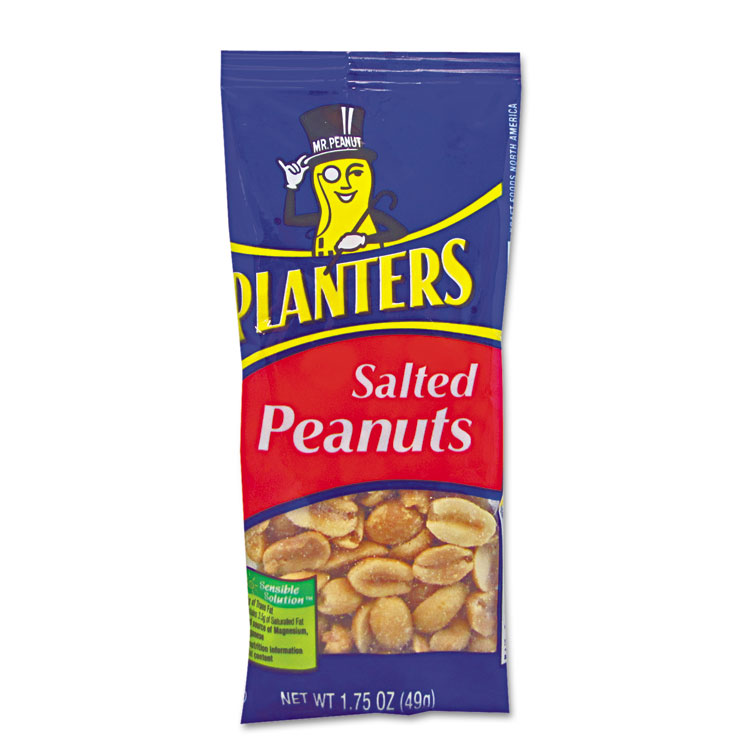 Picture of Salted Peanuts, 1.75oz, 12/Box