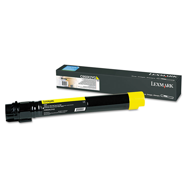 Picture of C950X2YG High-Yield Toner, Yellow
