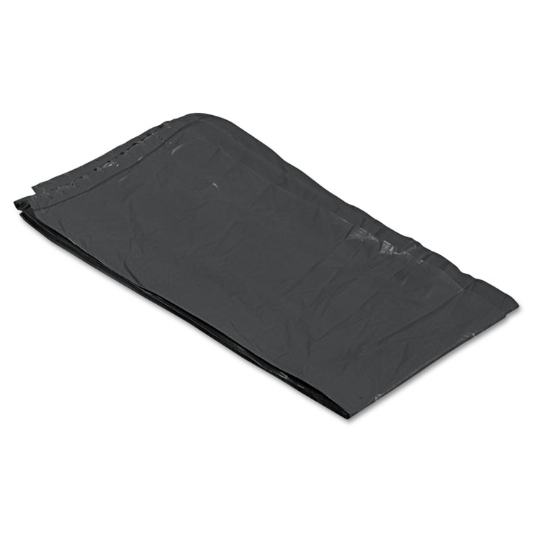 Picture of Sanitary Napkin Receptacle Liner Bag, Plastic, Black, 1000/Carton