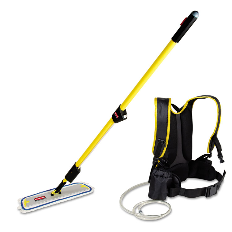 Picture of Flow Finishing System, 56" Handle, 18" Mop Head, Yellow