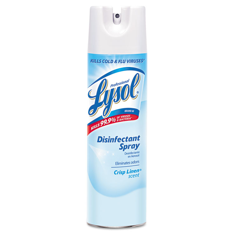 Picture of Professional Lysol Disinfectant Spray, Crisp Linen, 19oz Aerosol Can