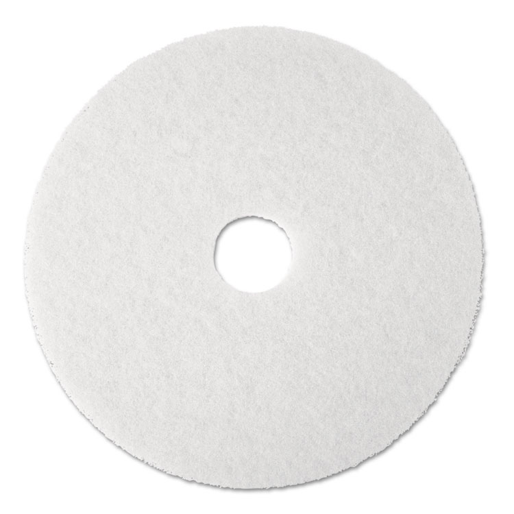 Picture of Super Polish Floor Pad 4100, 20" Diameter, White, 5/Carton