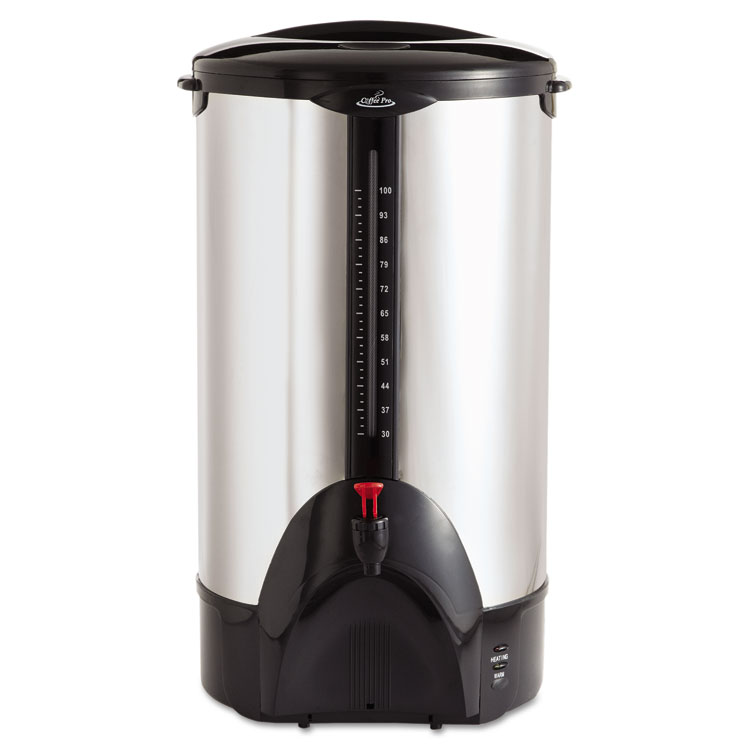 Picture of 100-Cup Percolating Urn, Stainless Steel