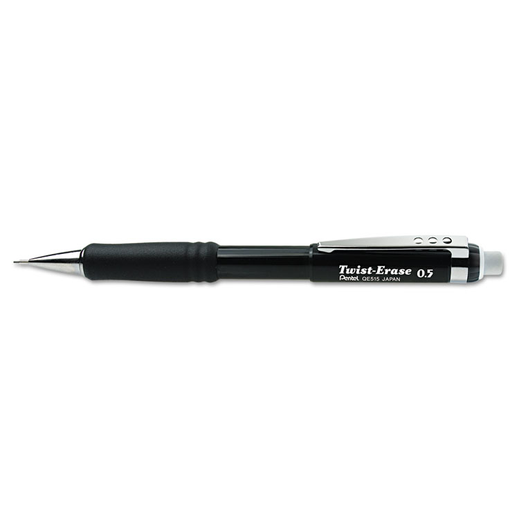 Picture of Twist-Erase III Mechanical Pencil, 0.5 mm, Black Barrel