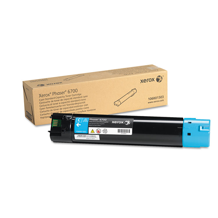 Picture of 106R01503 Toner, 5,000 Page Yield, Cyan