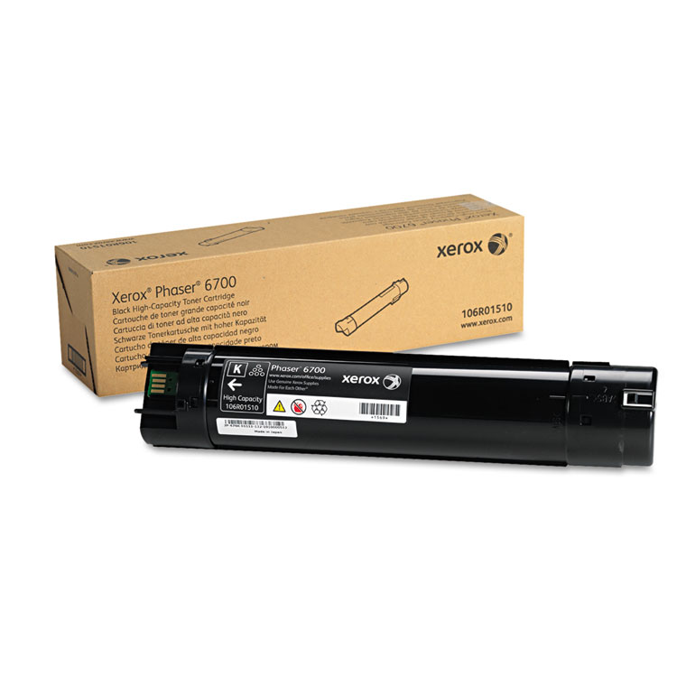 Picture of 106R01510 High-Yield Toner, 18000 Page-Yield, Black