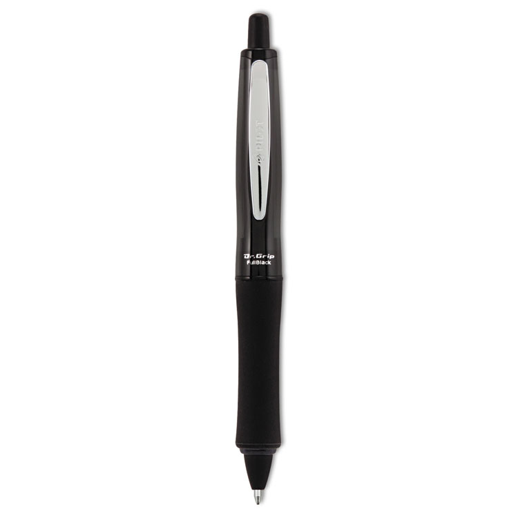 Picture of Pilot® Dr. Grip FullBlack Advanced Ink Retractable Ball Point Pen, Black Ink, 1mm (PIL36193)
