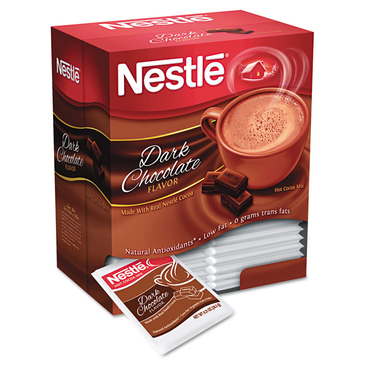 Picture of Hot Cocoa Mix, Dark Chocolate, 0.71 oz, 50/Box