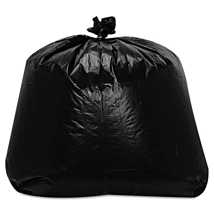Picture of Low-Density Can Liners, 1.6mil, 56gal, 23w X 20d X 47h, Black, 100/carton