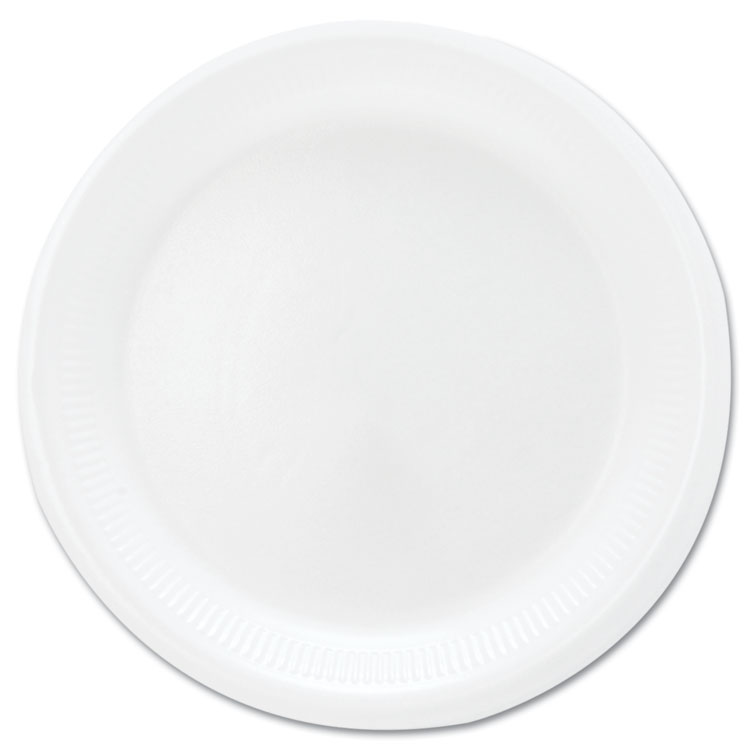 Picture of Mediumweight Foam Dinnerware, Plates, 6" Dia, White, 125/pack