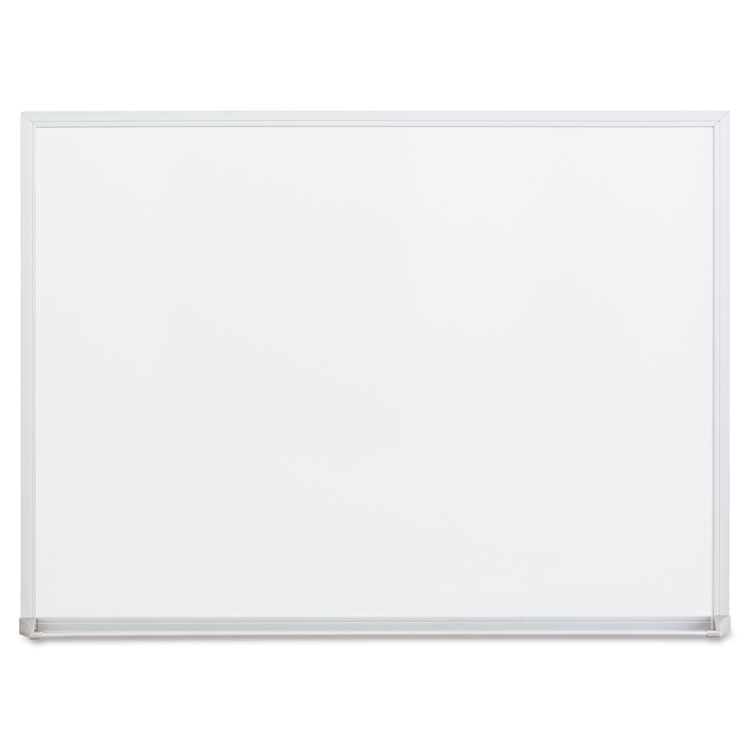 Picture of Dry-Erase Board, Melamine, 24 x 18, Satin-Finished Aluminum Frame
