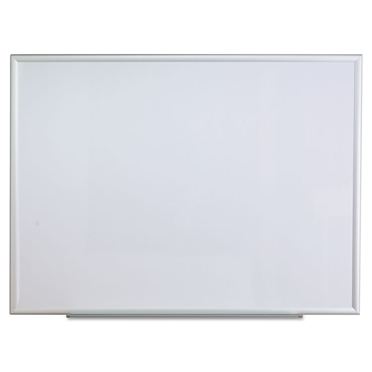 Picture of Dry Erase Board, Melamine, 48 x 36, Aluminum Frame