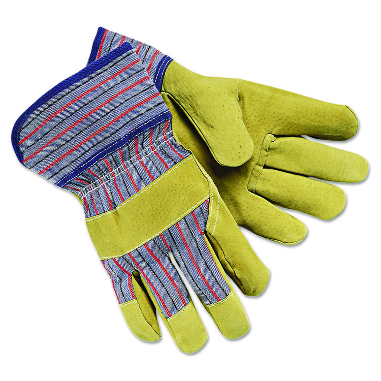 Picture of Grain-Leather-Palm Gloves, Large