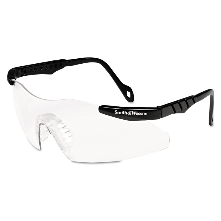 Picture of Magnum 3g Safety Eyewear, Black Frame, Clear Lens