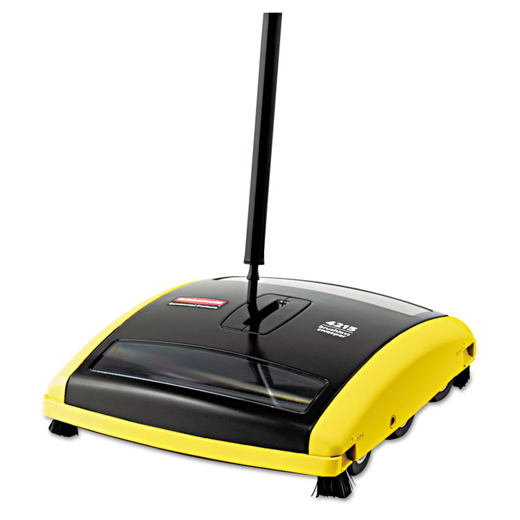 Picture of Brushless Mechanical Sweeper, 44" Handle, Black/Yellow
