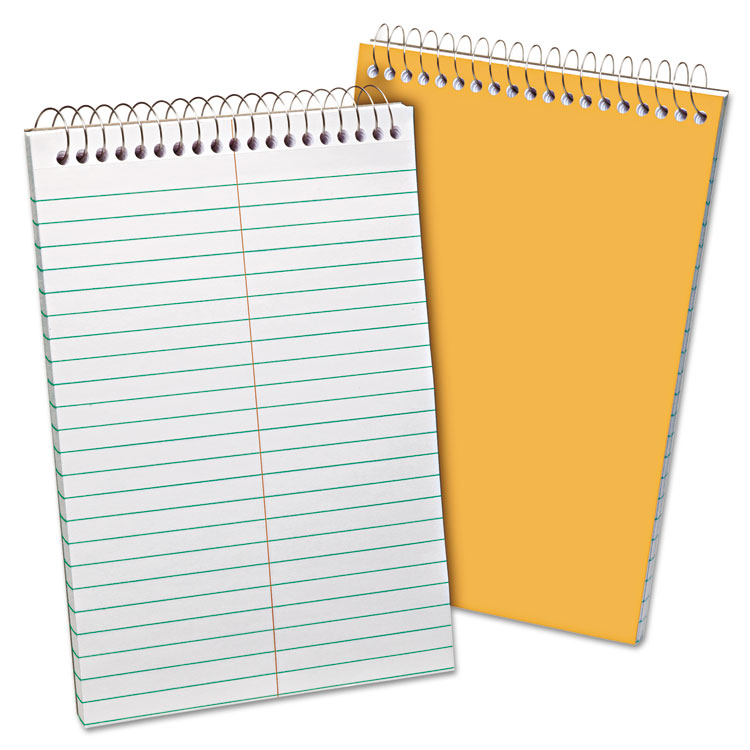 Picture of Recycled Steno Book, Gregg, 6 x 9, White, 80 Sheets