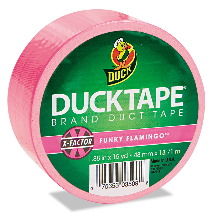 Picture of Colored Duct Tape, 9 mil, 1.88" x 15 yds, 3" Core, Neon Pink