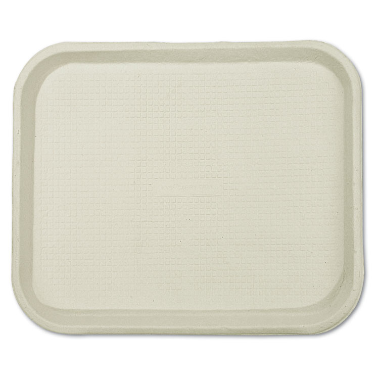Picture of Savaday Molded Fiber Food Trays, 9 X 12 X 1, White, Rectangular