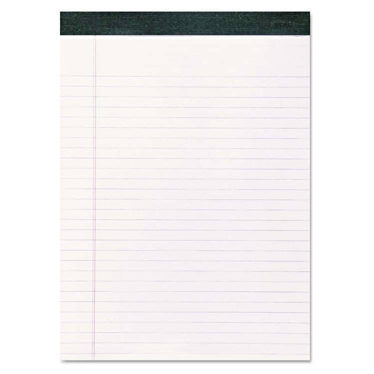 Picture of Recycled Legal Pad, 8 1/2 x 11 Sheets, 40/Pad, White, Dozen