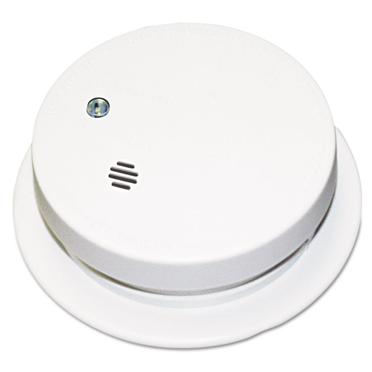 Picture of Battery-Operated Smoke Alarm Unit, 9v, 85db Alarm, 3 7/8" Dia