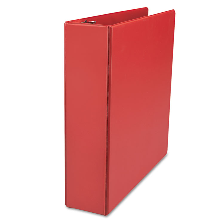 Picture of D-Ring Binder, 2" Capacity, 8-1/2 x 11, Red