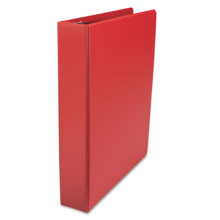 Picture of D-Ring Binder, 1-1/2" Capacity, 8-1/2 x 11, Red