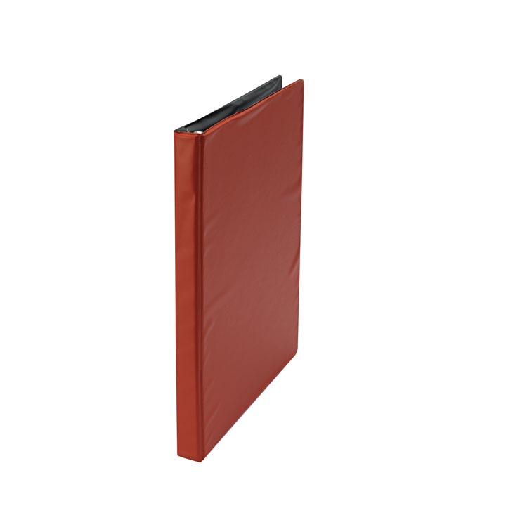 Picture of Economy Non-View Round Ring Binder, 1/2" Capacity, Red