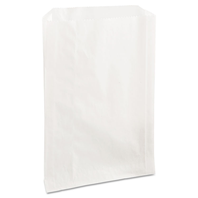 Picture of PB25 Grease-Resistant Sandwich Bags, 6 1/2 x 1 x 8, White, 2000/Carton