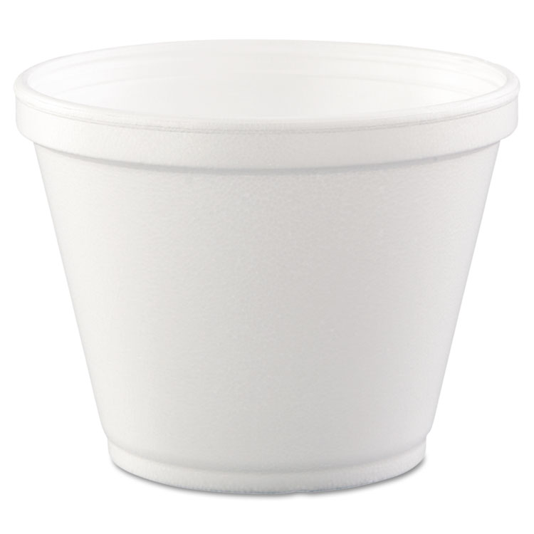Picture of Food Containers, Foam,12oz, White, 25/Bag, 20 Bags/Carton