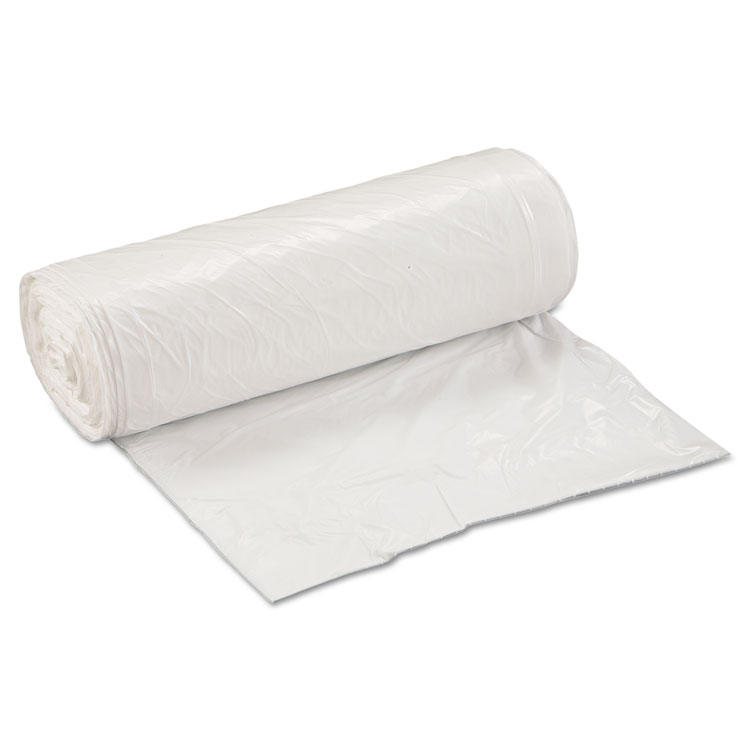Picture of Low-Density Can Liner, 30 x 36, 30gal, .8mil, White, 25/Roll, 8 Rolls/Carton