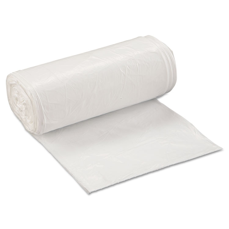 Picture of Low-Density Can Liner, 24 x 32, 16gal, .5mil, White, 50/Roll, 10 Rolls/Carton