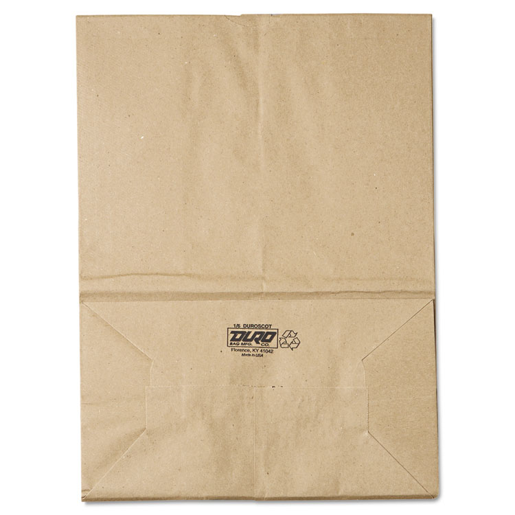 Picture of 1/6 BBL Paper Grocery Bag, 57lb Kraft, Standard 12 x 7 x 17, 500 bags