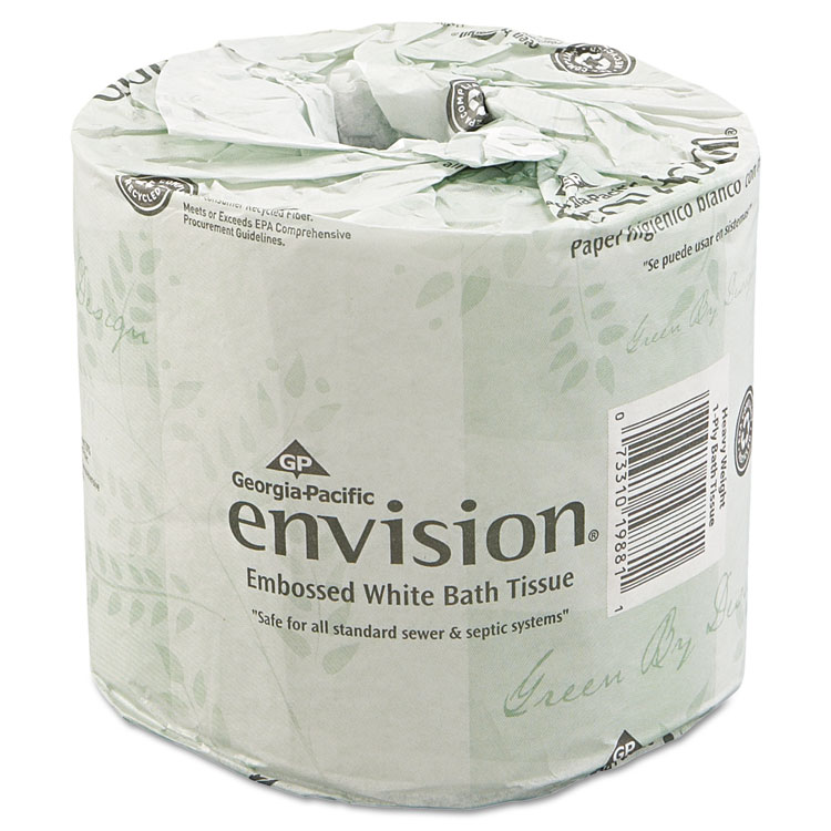 Picture of Toilet Tissue, 550 Sheets/Roll, 80 Rolls/Carton
