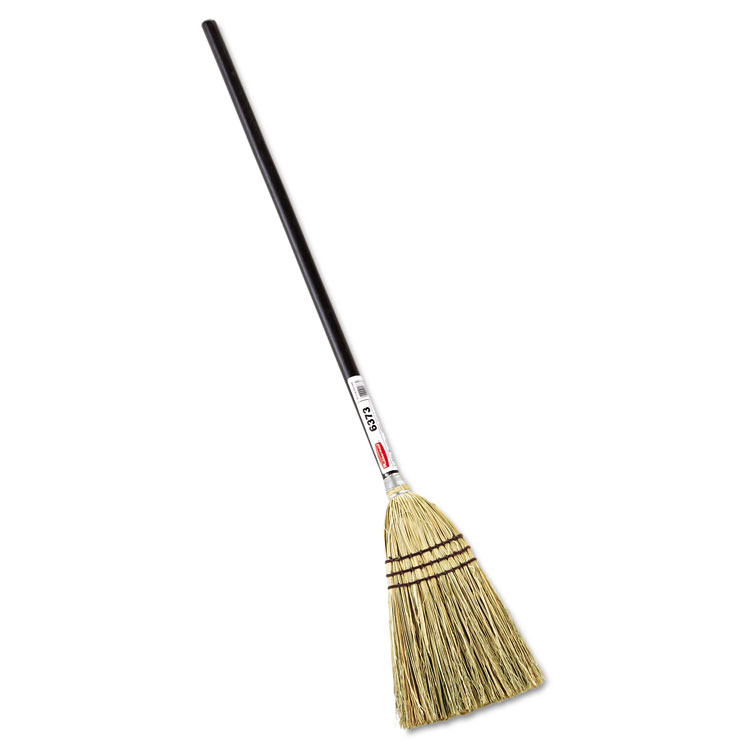Picture of Lobby Corn-Fill Broom, 38" Handle, Brown