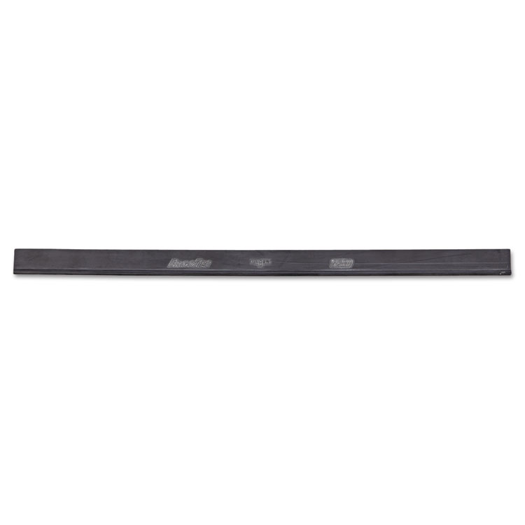 Picture of ErgoTec Replacement Squeegee Blades, 14" Wide, Black Rubber, Soft, 1/Pack