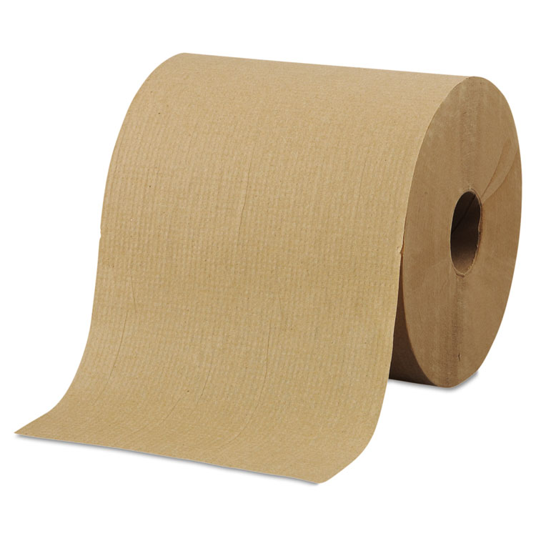Picture of Hardwound Roll Towels, 8" X 800ft, Brown, 6 Rolls/carton