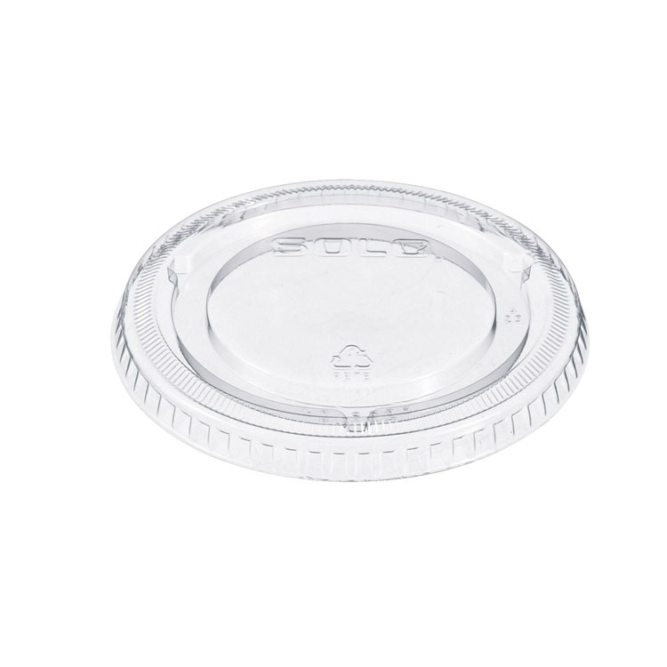 Non-Vented Cup Lids, Fits 9 oz to 22 oz Cold Cups, Plastic, Clear, 1,000/Carton