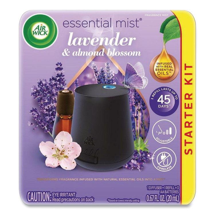 Essential Mist Starter Kit, Lavender and Almond Blossom, 0.67 oz. Bottle