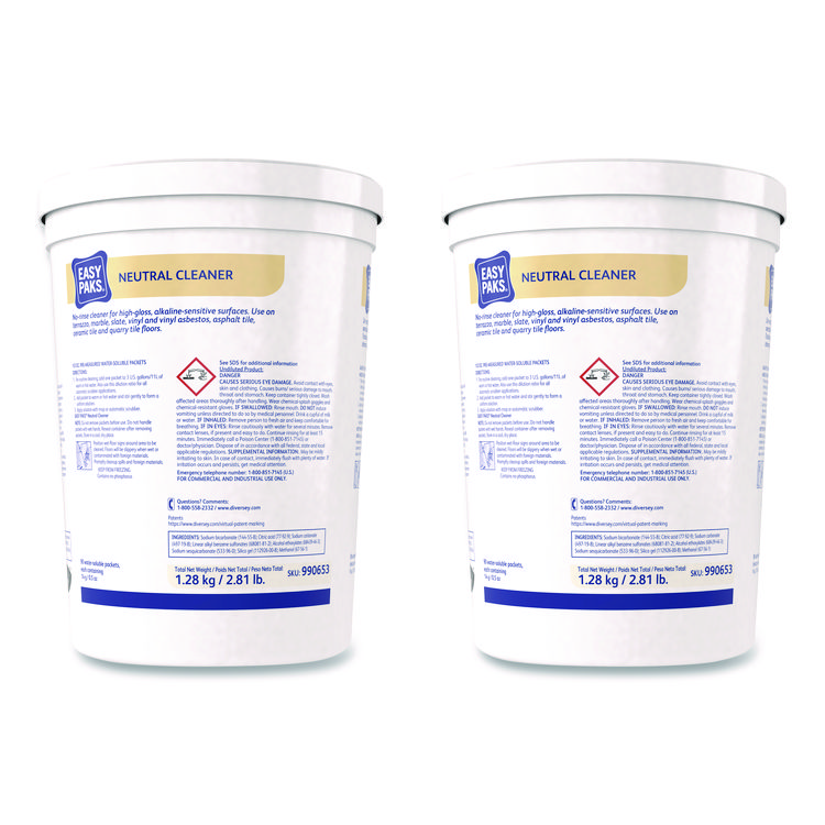 Picture of Neutral Cleaner, .5oz Packet, 90/tub, 2 Tubs/carton
