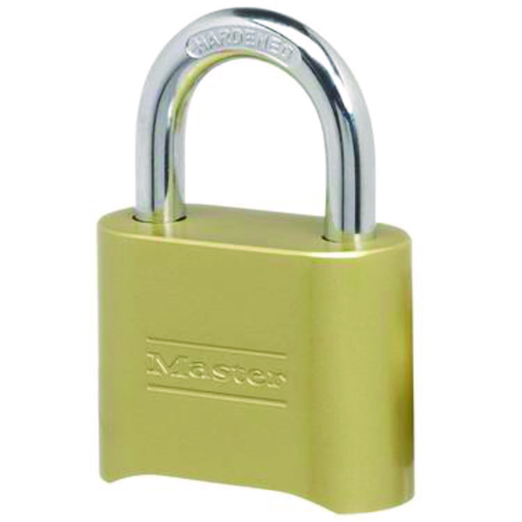 MLK175D PADLOCK,COMBIN,BRASS