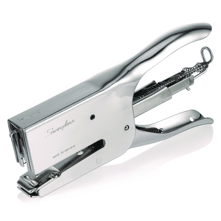 Classic K1 Plier Stapler, 50-Sheet Capacity, 0.25" To 0.31" Staples, 2" Throat, Chrome