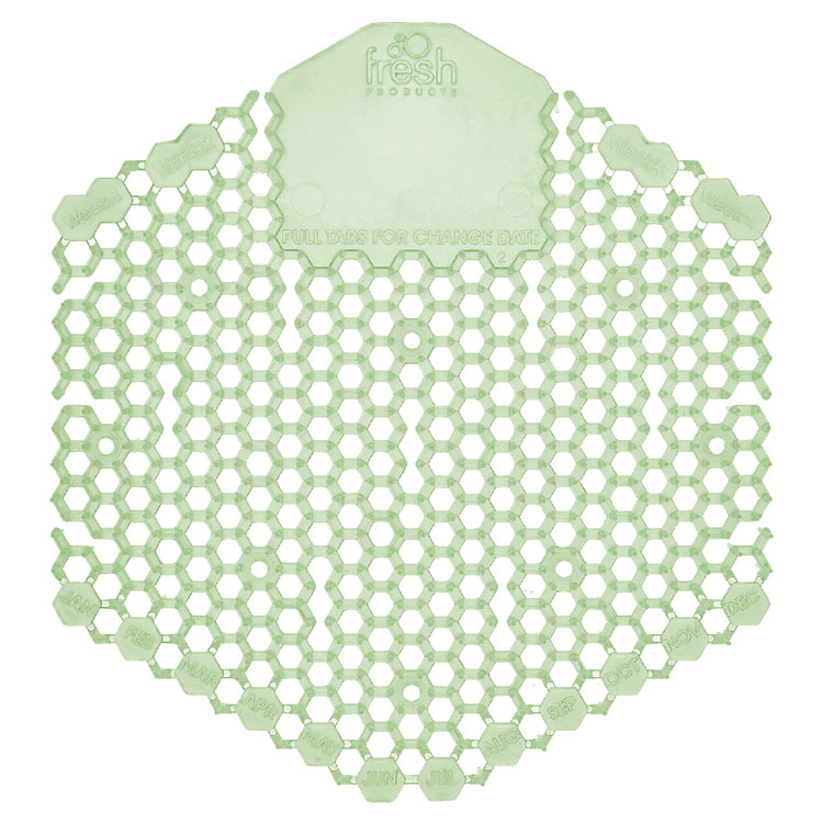 Wave 3D Urinal Deodorizer, Herbal Mint Scent, 58 g, 10/Box, 6 Boxes/Carton